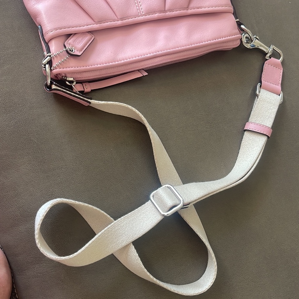NWT Coach Light Pink Leather Bag crossbody - Picture 11 of 11